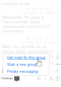Chatango - Help - group chat owner